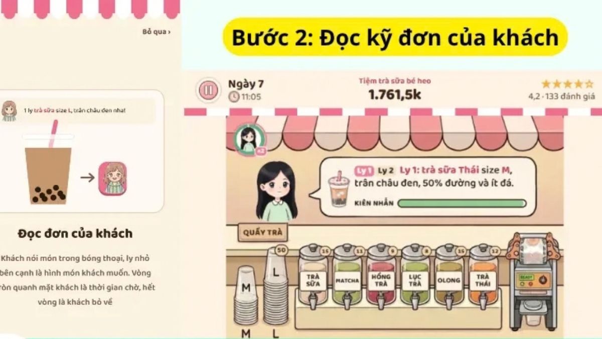 Đọc kỹ đơn của khách