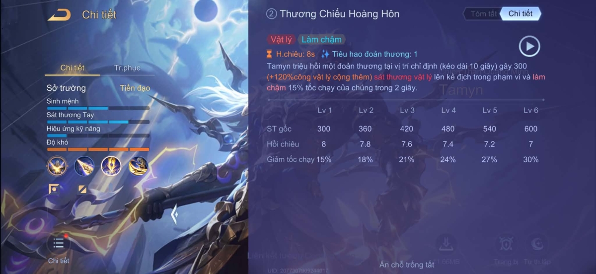 Chiêu 2 Thương Chiếu Hoàng Hôn