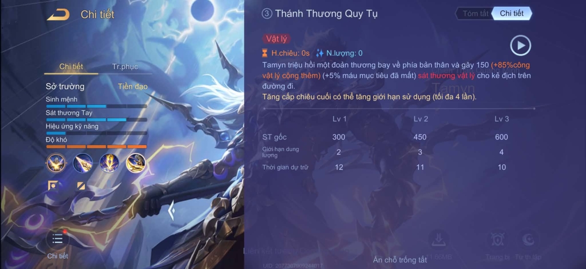 Chiêu 3 Thánh Thương Quy Tụ
