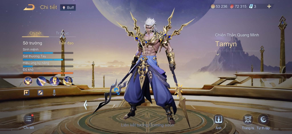 Giai đoạn giữa game là lúc Tamyn bùng nổ sát thương nhiều nhất