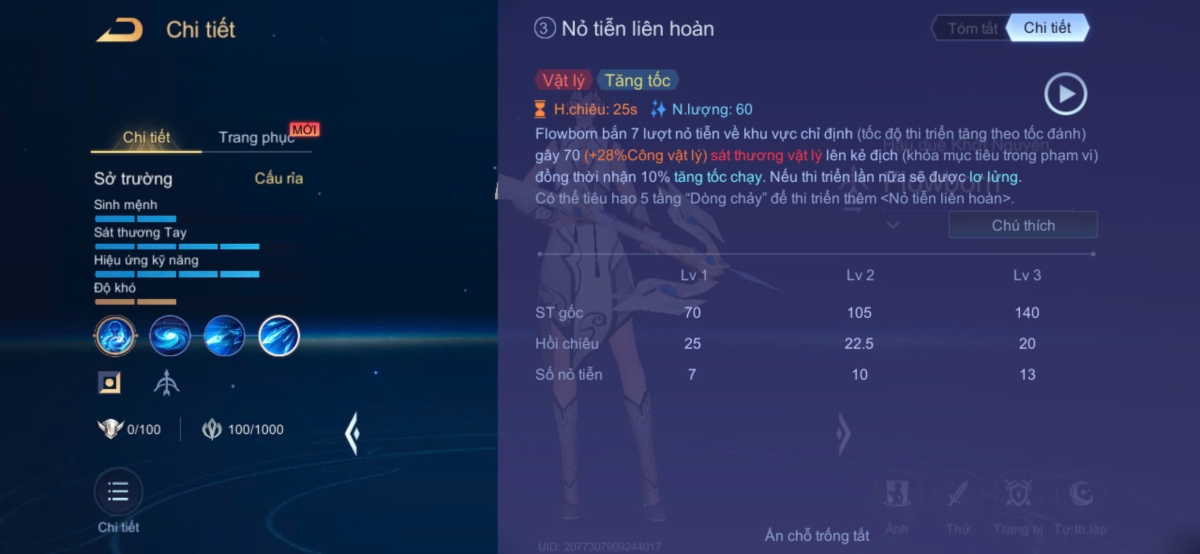 Chiêu 3 - Nỏ Tiễn Liên Hoàn