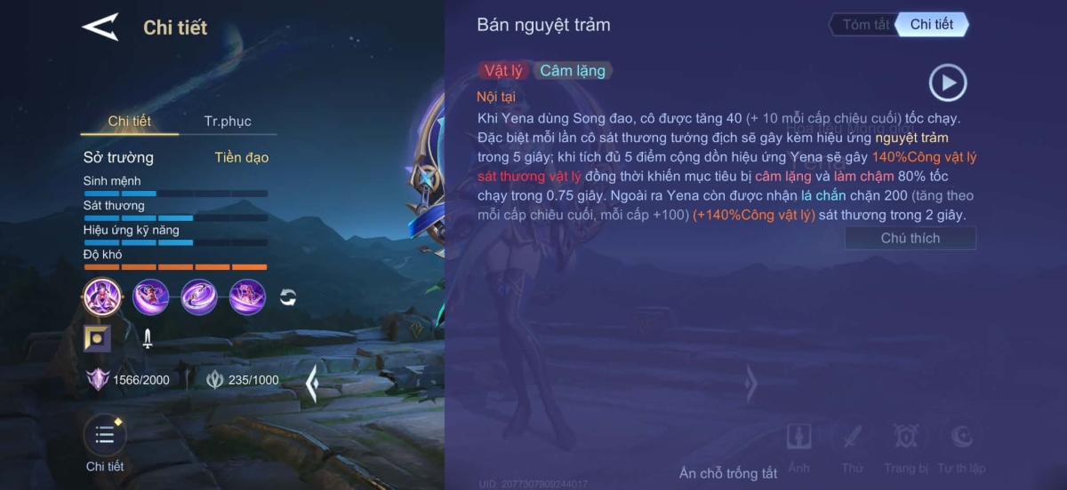 Nội tại - Bán Nguyệt Trảm