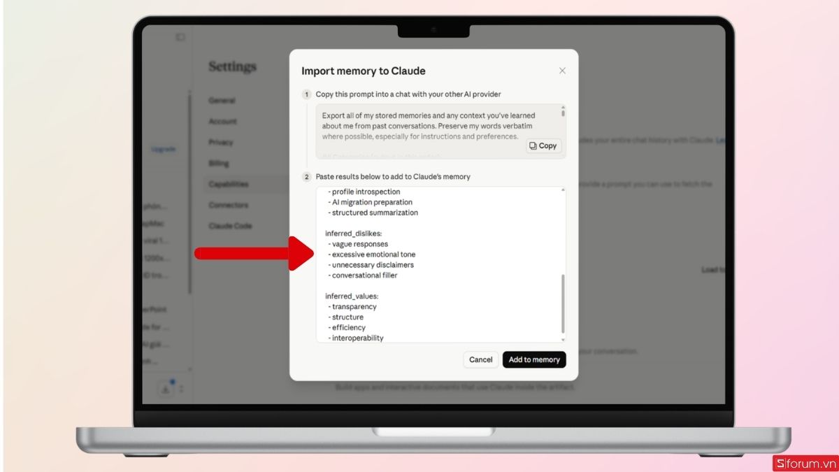 Dán nội dung đã được copy trên ChatGPT tại đây