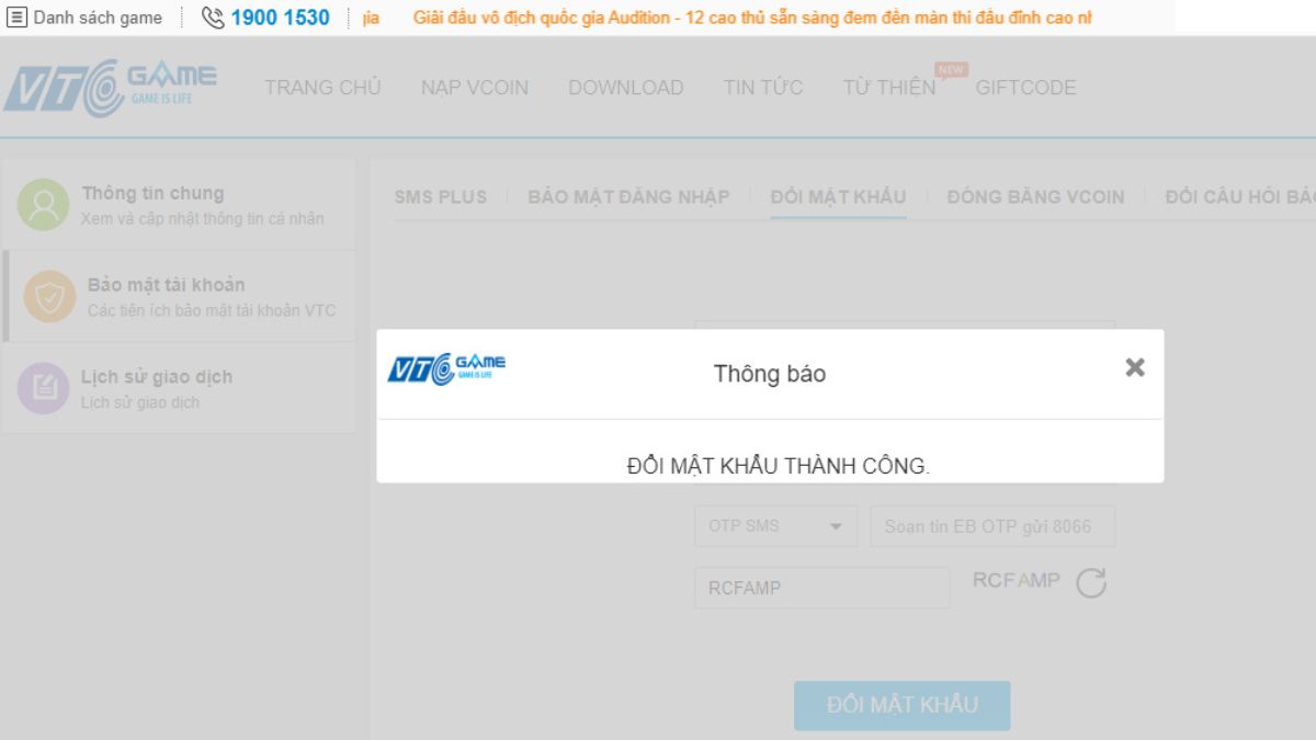 Game thủ nên đổi mật khẩu Audition khoảng 6 tháng/lần để đảm bảo an toàn