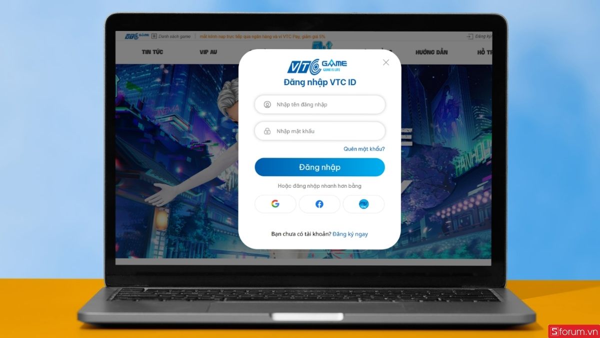 Đăng nhập tài khoản VTC ID