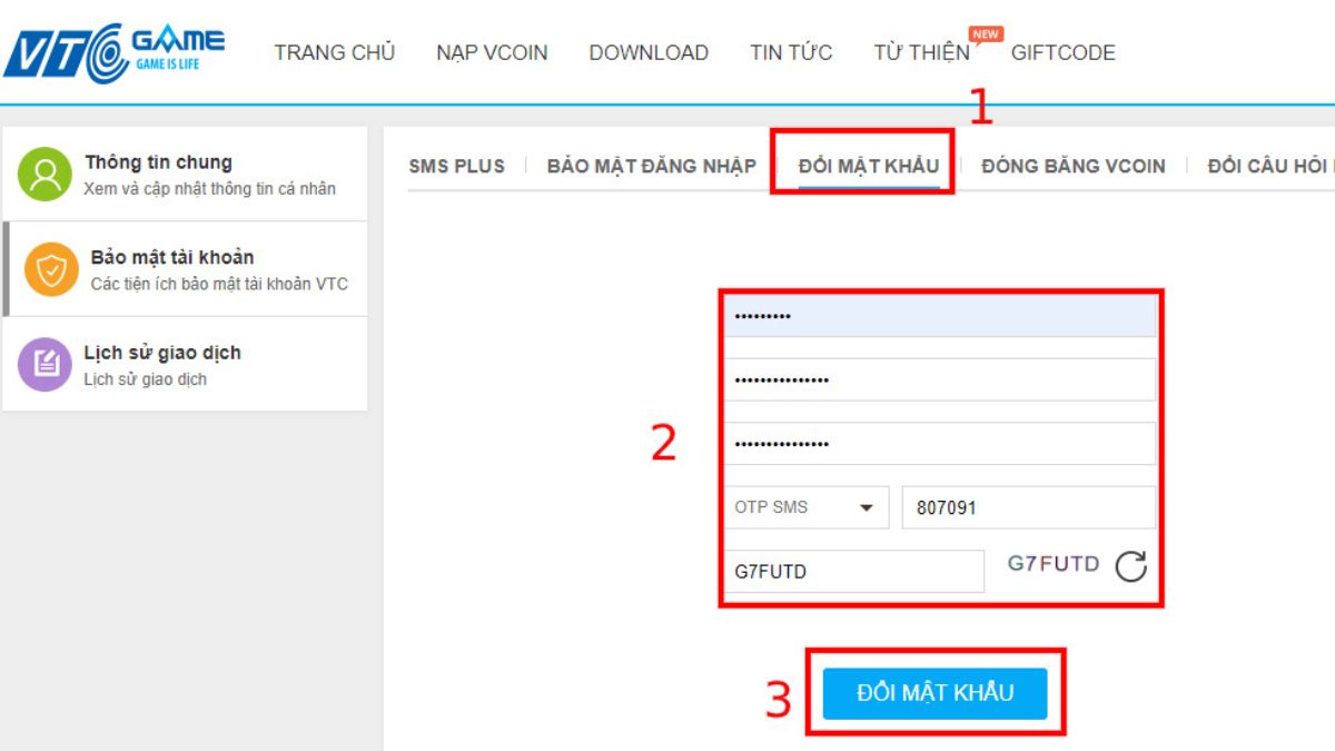 Nhập mật khẩu mới