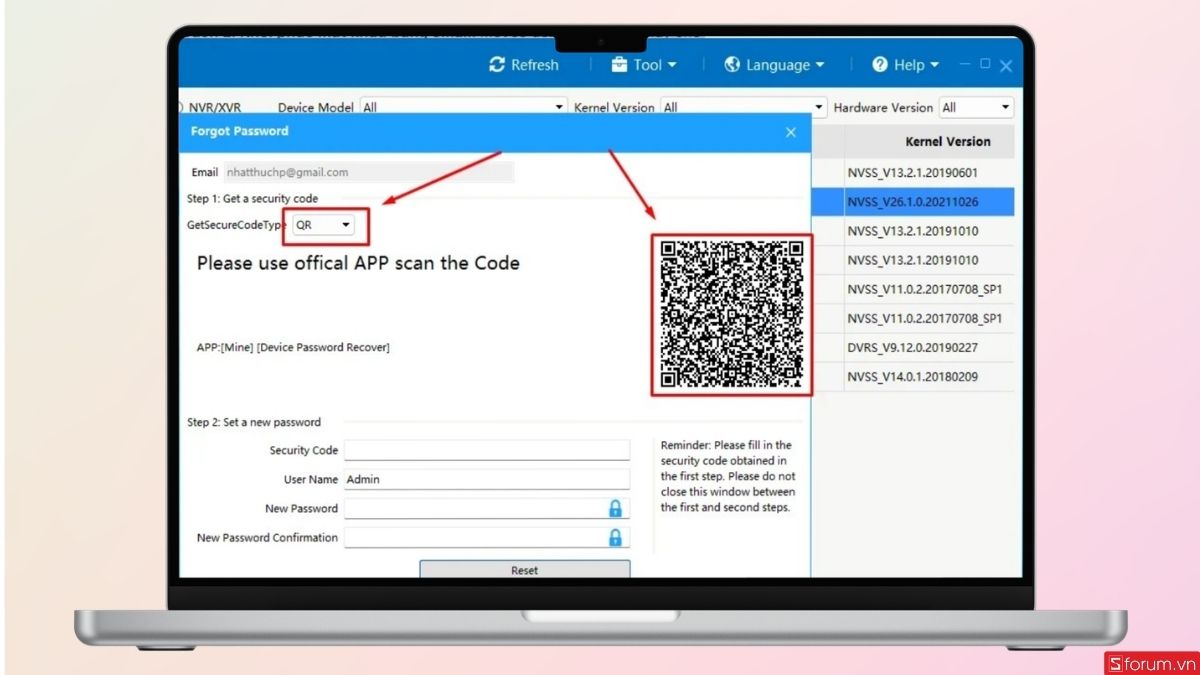 Quét mã QR để tải ứng dụng EasyLive Plus