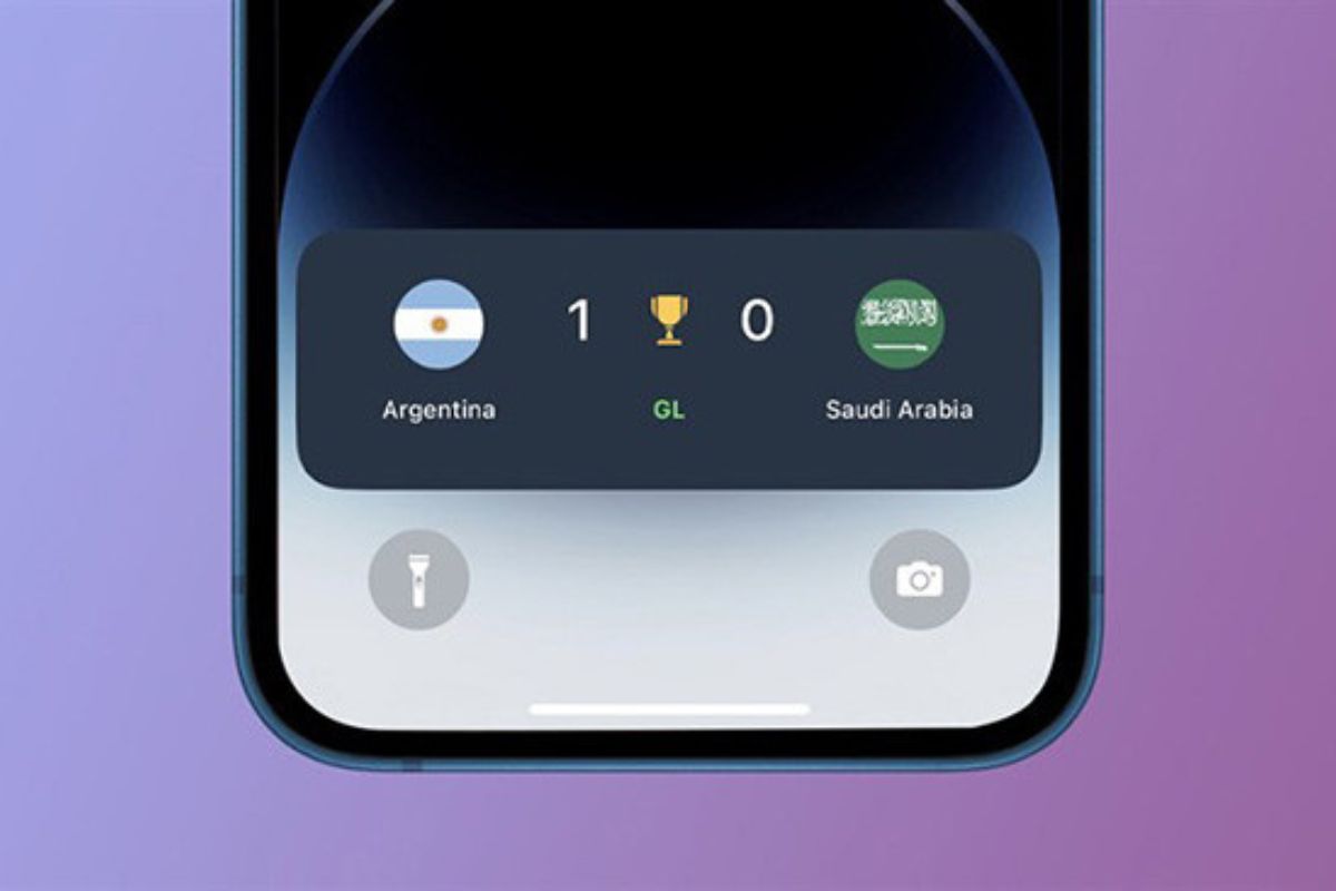 Ưu điểm khi ghim tỷ số World Cup lên màn hình khóa
