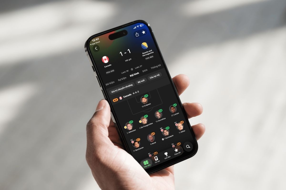 Tính năng ghim tỷ số World Cup lên màn hình khóa 