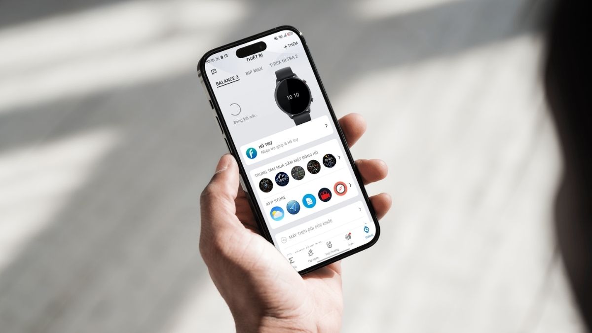 Lưu ý chung khi kết nối Amazfit Balance 3 với điện thoại