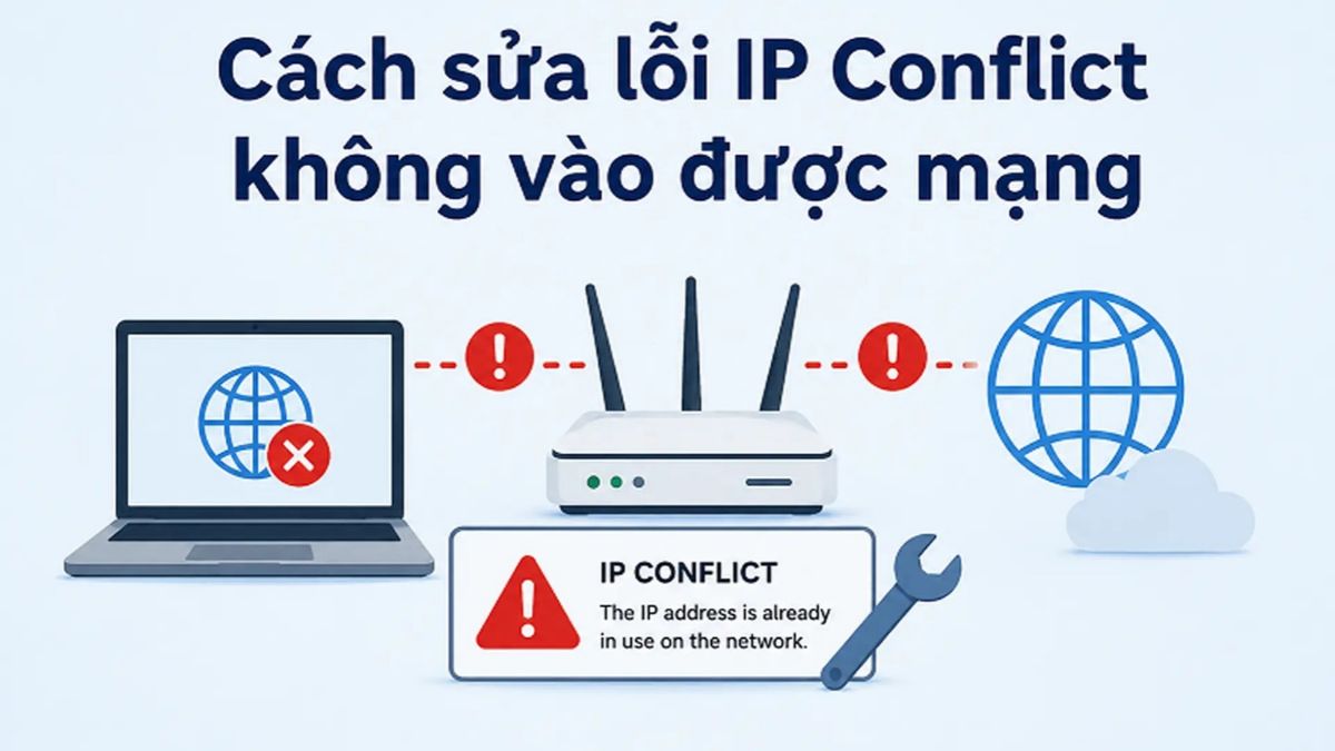 Lưu ý chung khi khắc phục lỗi IP Conflict