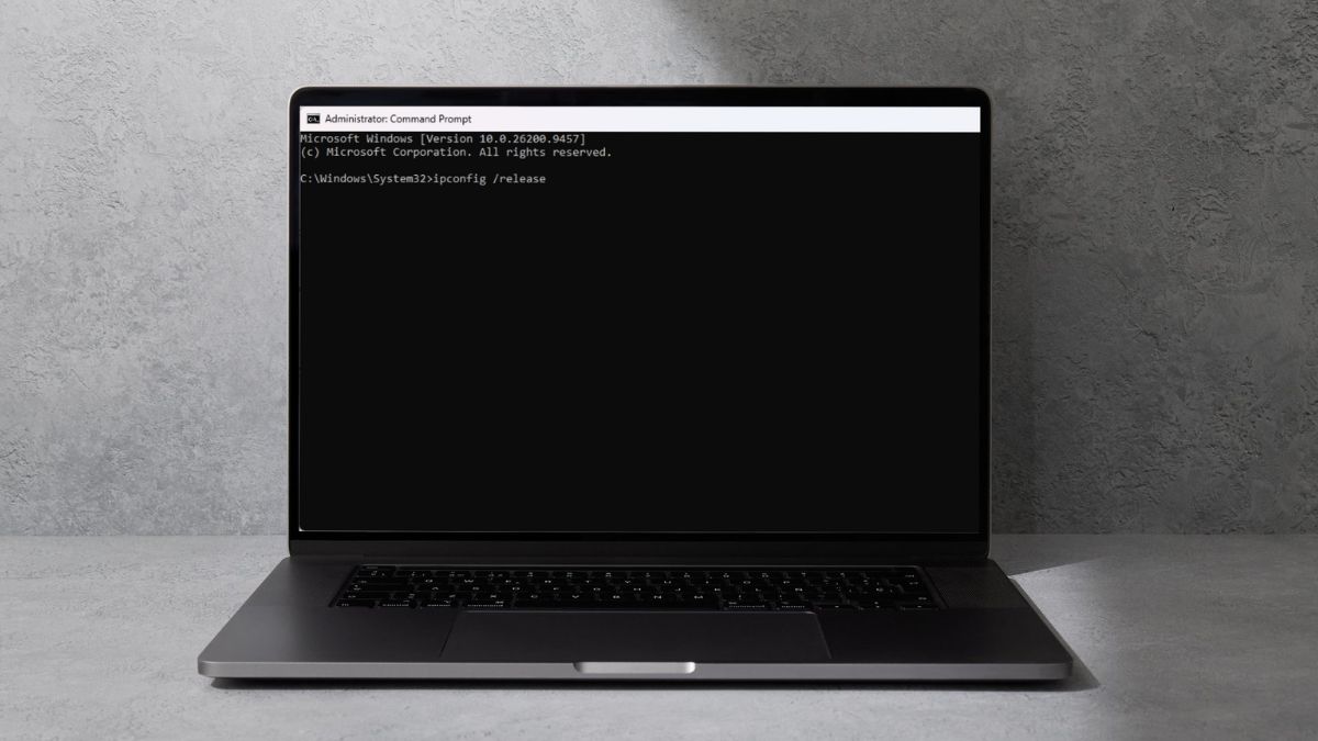 Nhập câu lệnh ipconfig /release