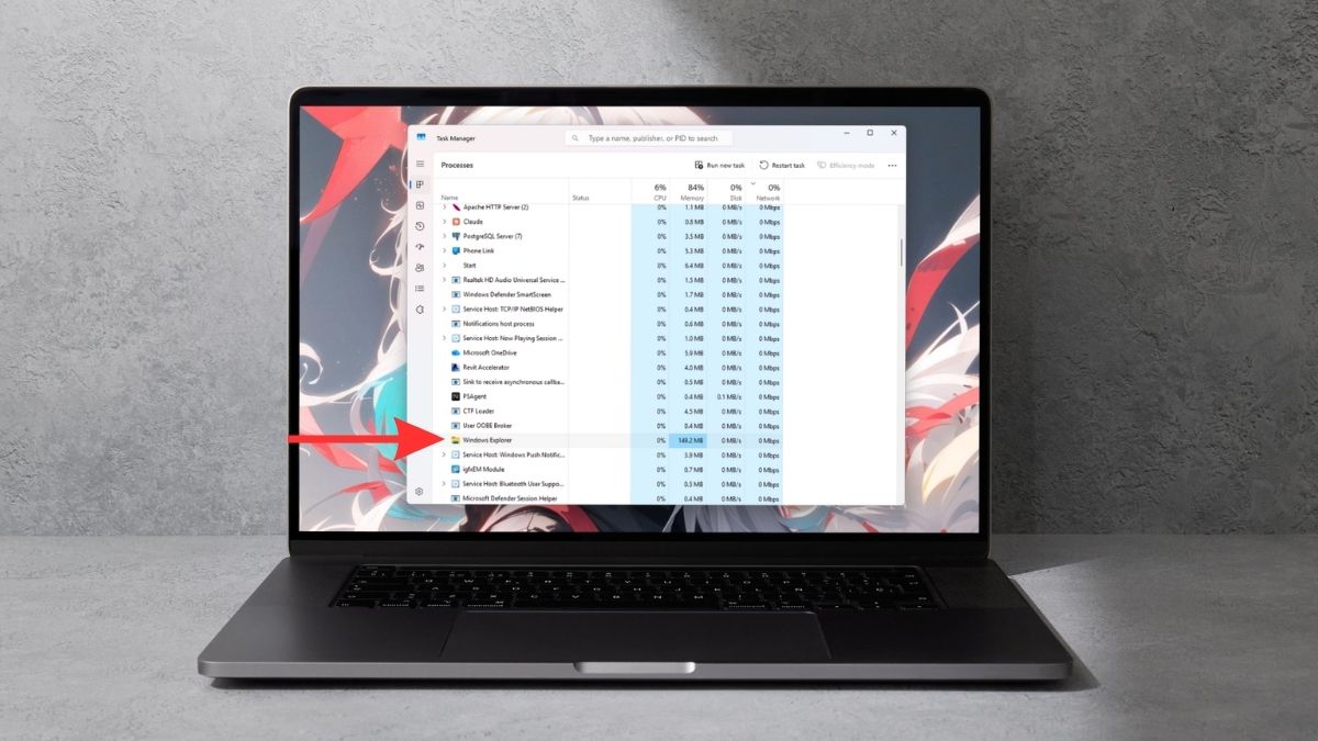 Tìm và chọn mục Windows Explorer