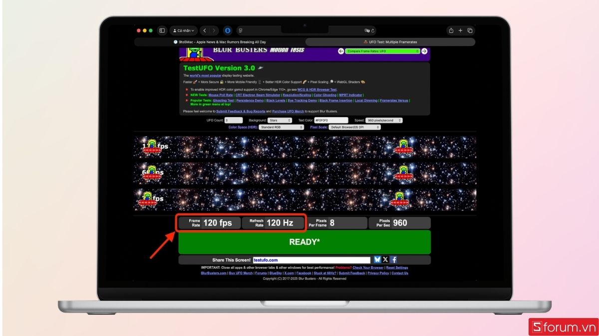 Test tốc độ chạy của MacBook