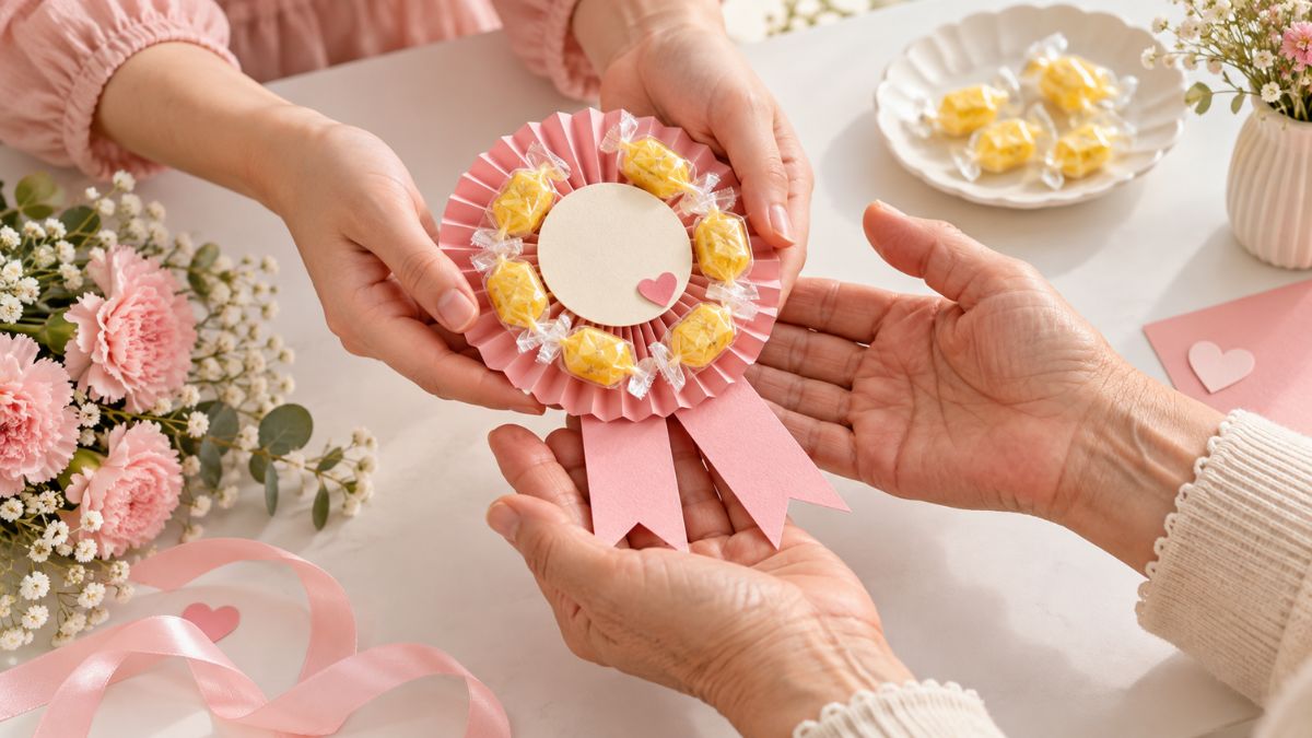 Cách làm huân chương 20/10 bằng giấy và kẹo đẹp, dễ thực hiện