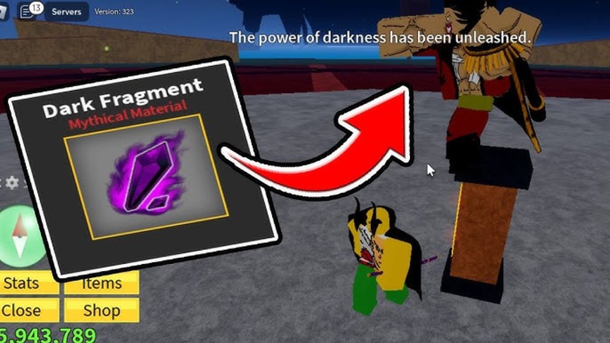 Cach tìm nguên liệu Dark Fragment