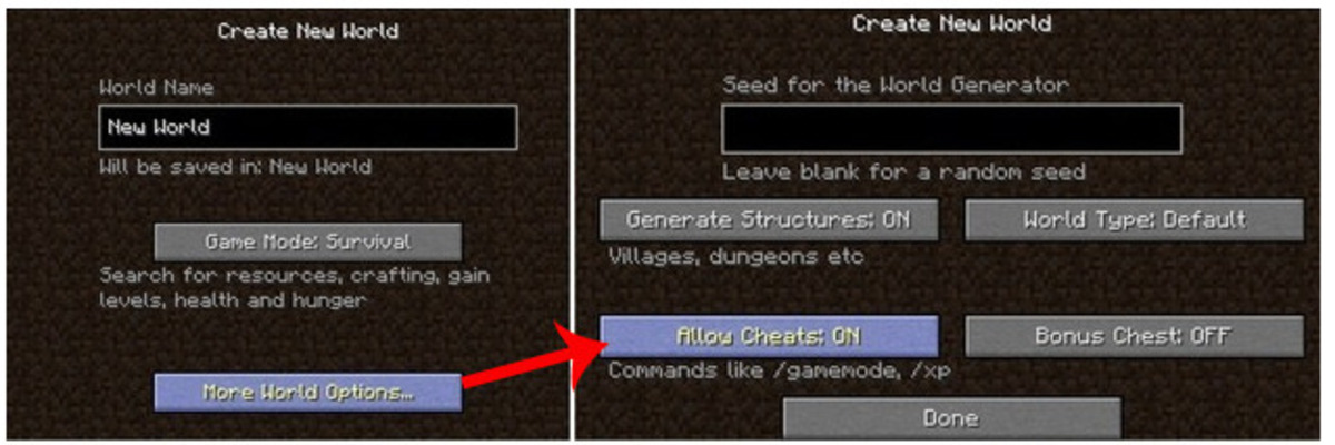 Hướng dẫn cách nhập lấy khối lệnh trong Minecraft