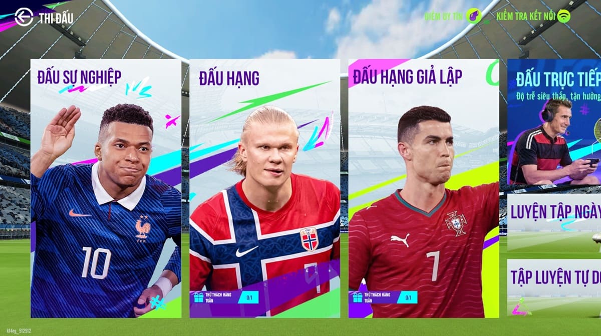 Những lỗi thường gặp khi nạp Total Football