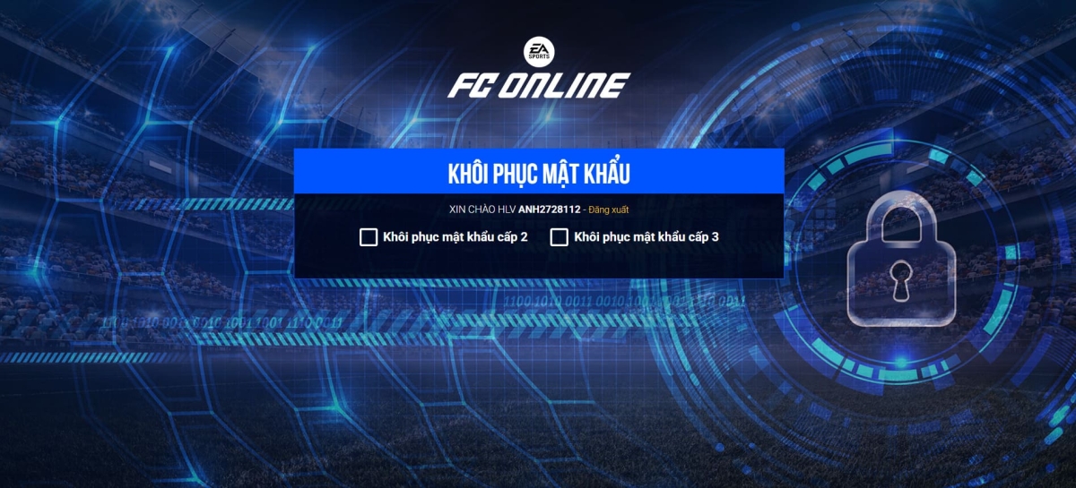 Bắt đầu khởi tạo mật khẩu