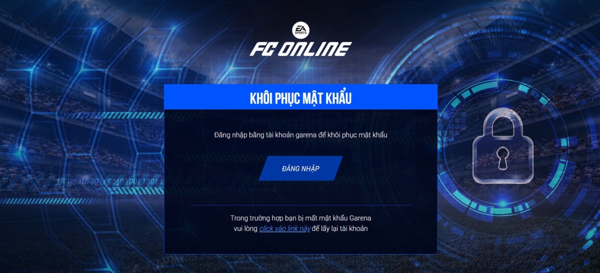 Truy cập trang web chính thức của Garena