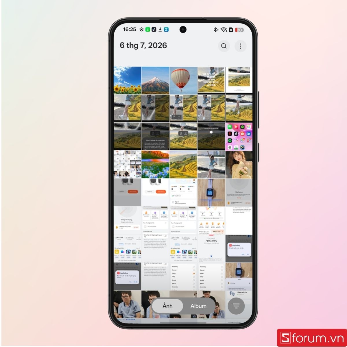 Chọn một ảnh bạn muốn tạo nhãn dán