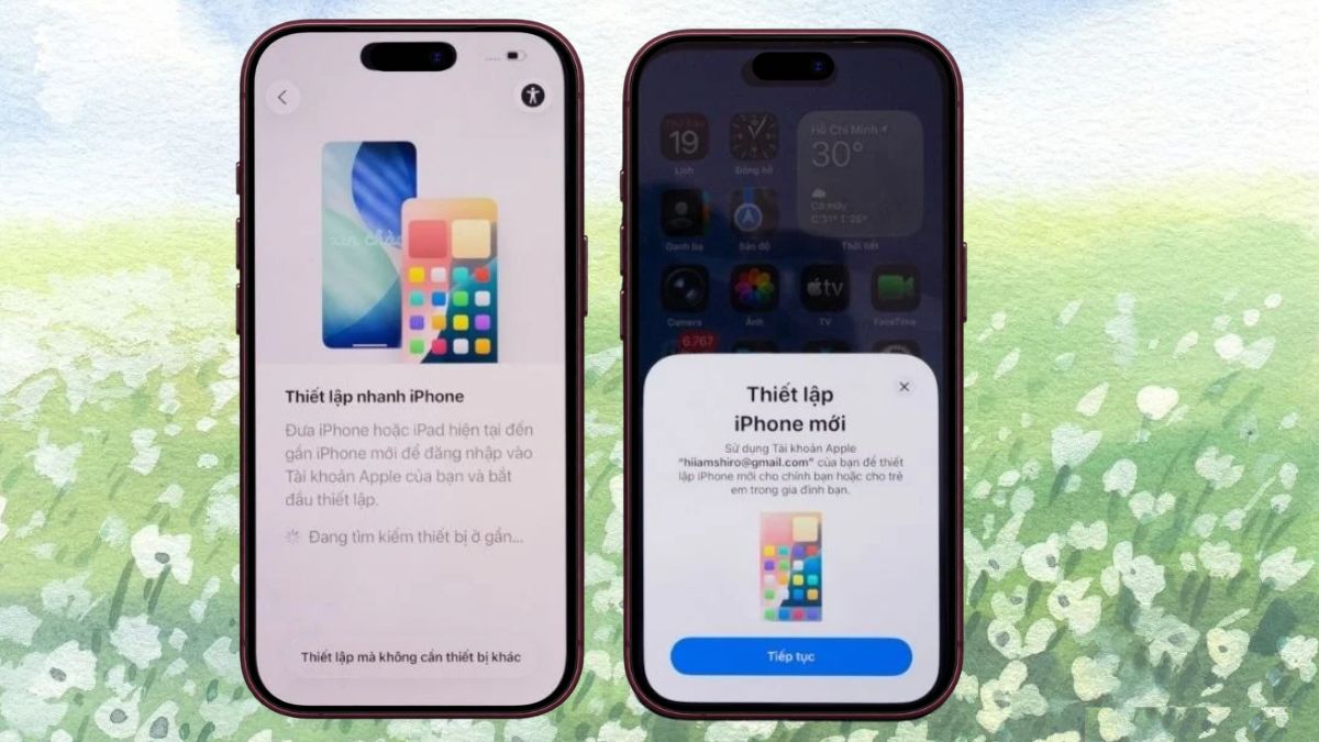 Thiết lập iPhone mới