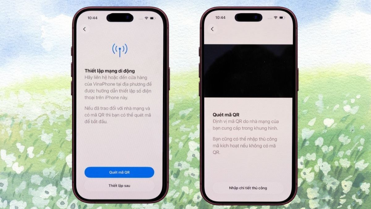 Thiết lập SIM/eSIM
