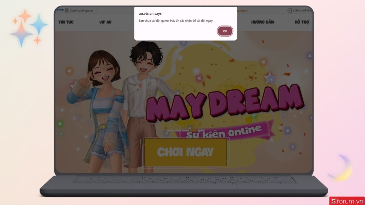 Nhấn OK để xác nhận tải game