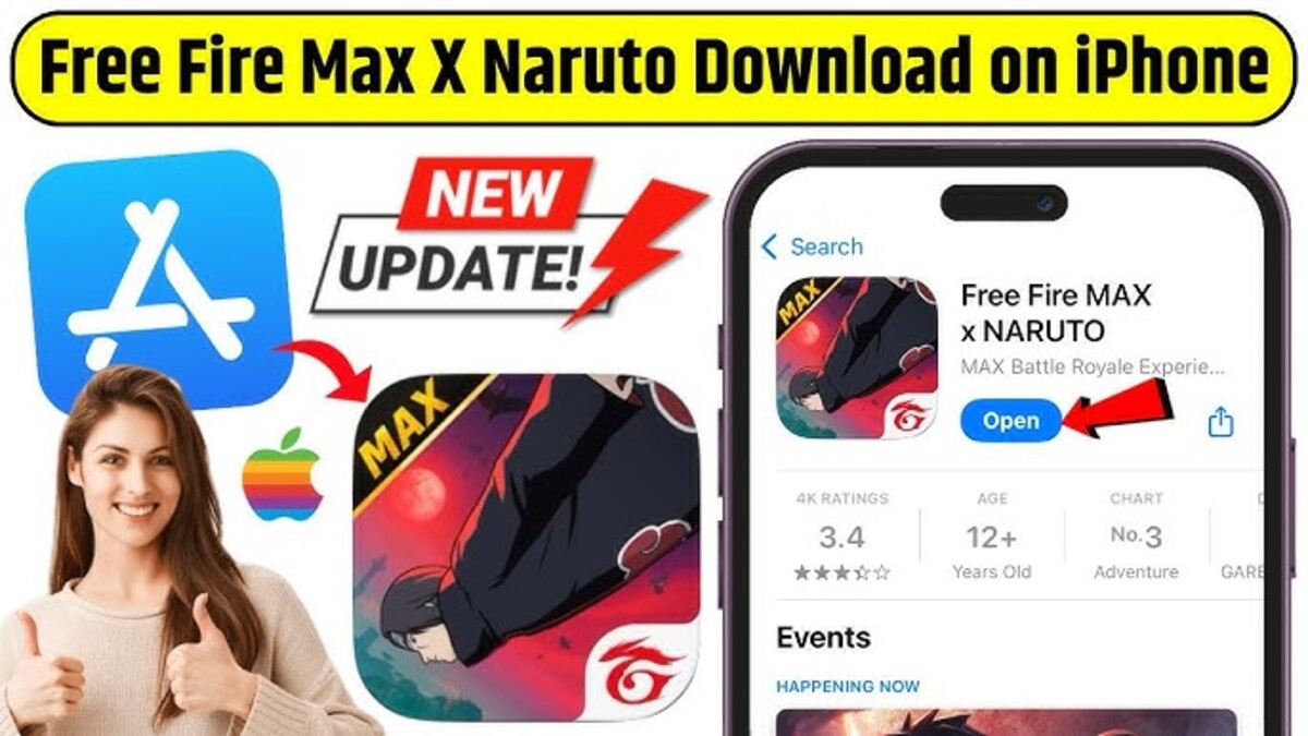 Hướng dẫn tải Free Fire Max x Naruto trên iPhone