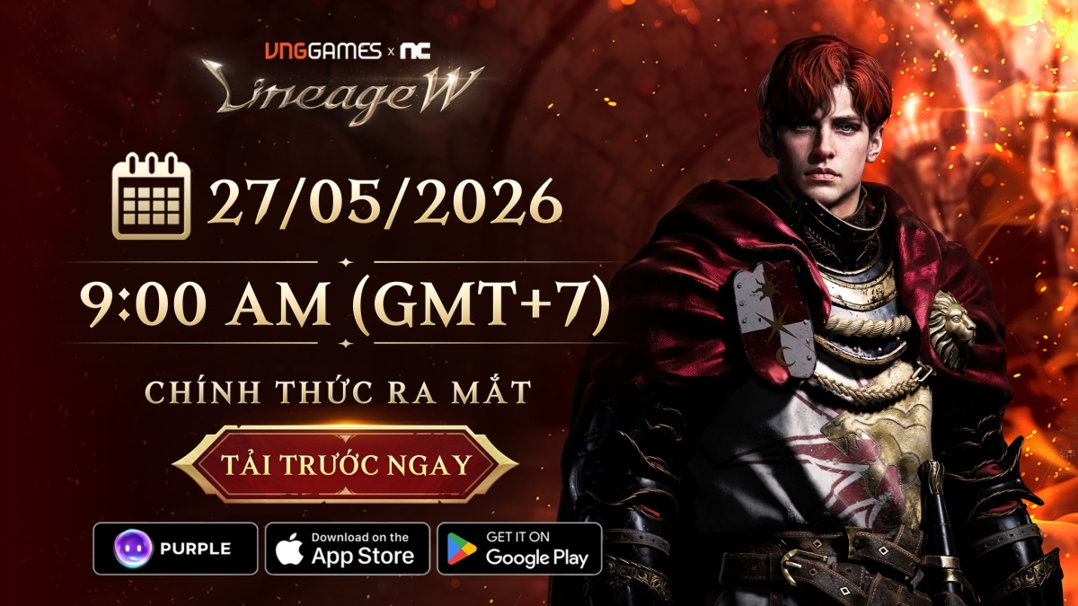Lineage W sẽ chính thức ra mắt vào ngày 27/5