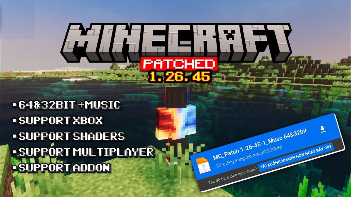 Điều kiện chung trước khi tải Minecraft 1.26.45.1