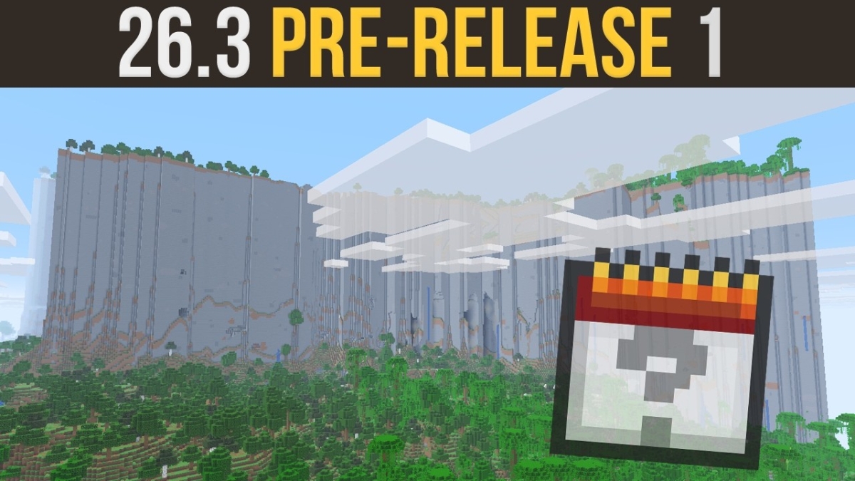 Những điều cần lưu ý khi tải Minecraft 26.3 Pre-Release 1