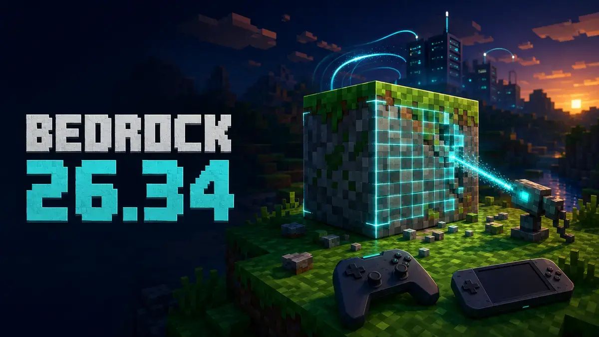 Tổng quan về phiên bản Minecraft 26.34