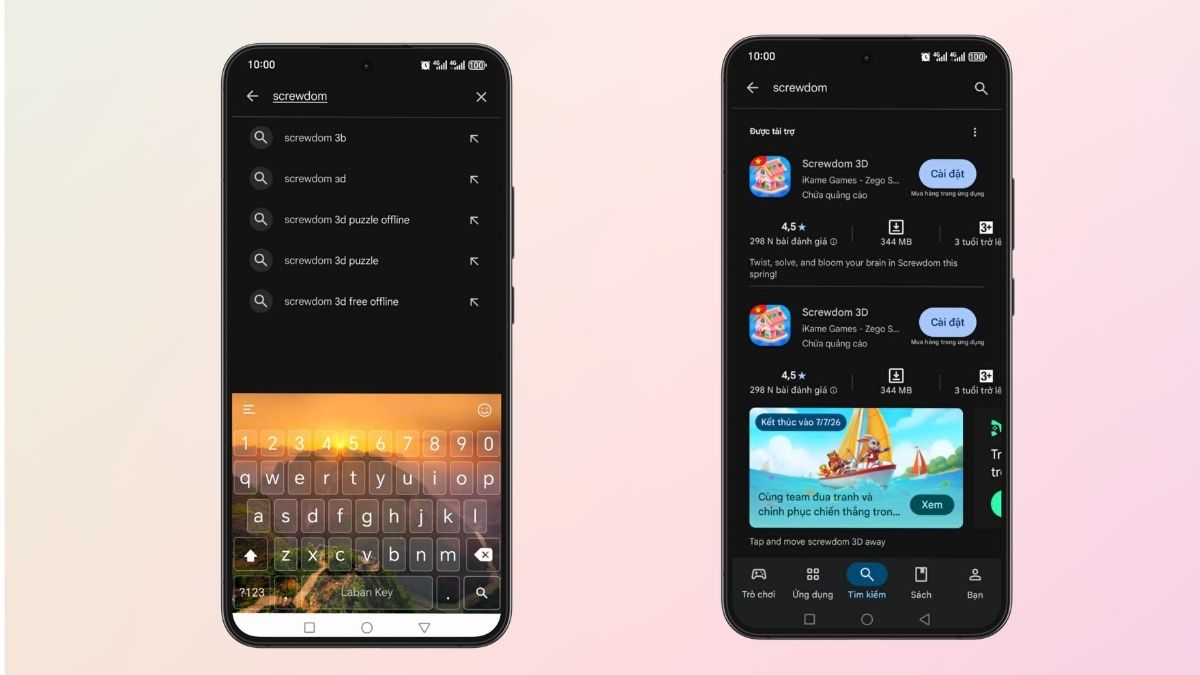 Các bước tải game trên điện thoại Android
