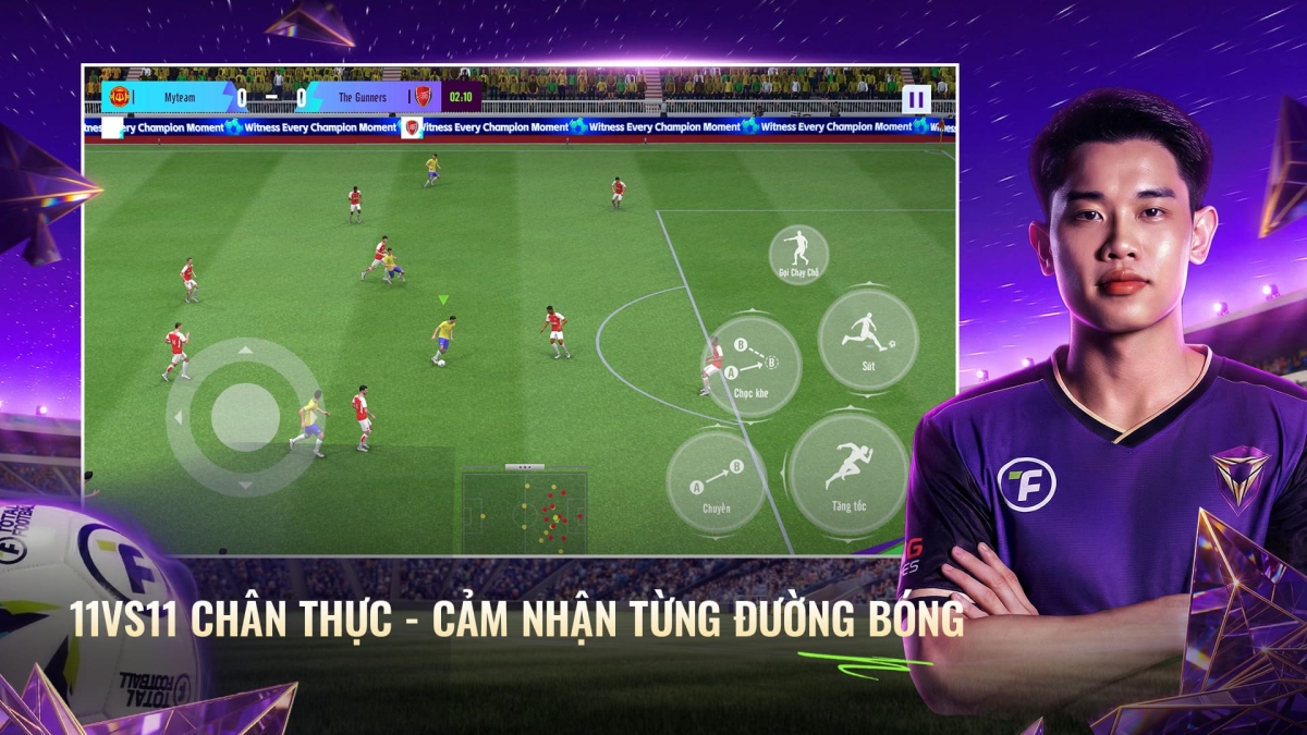 Total Football VNG là tựa game bóng đá di động khá hot ở thời điểm hiện tại