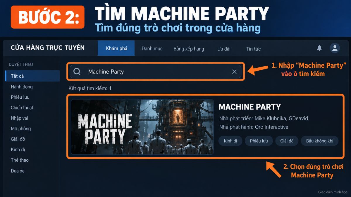 Tìm kiếm Machine Party