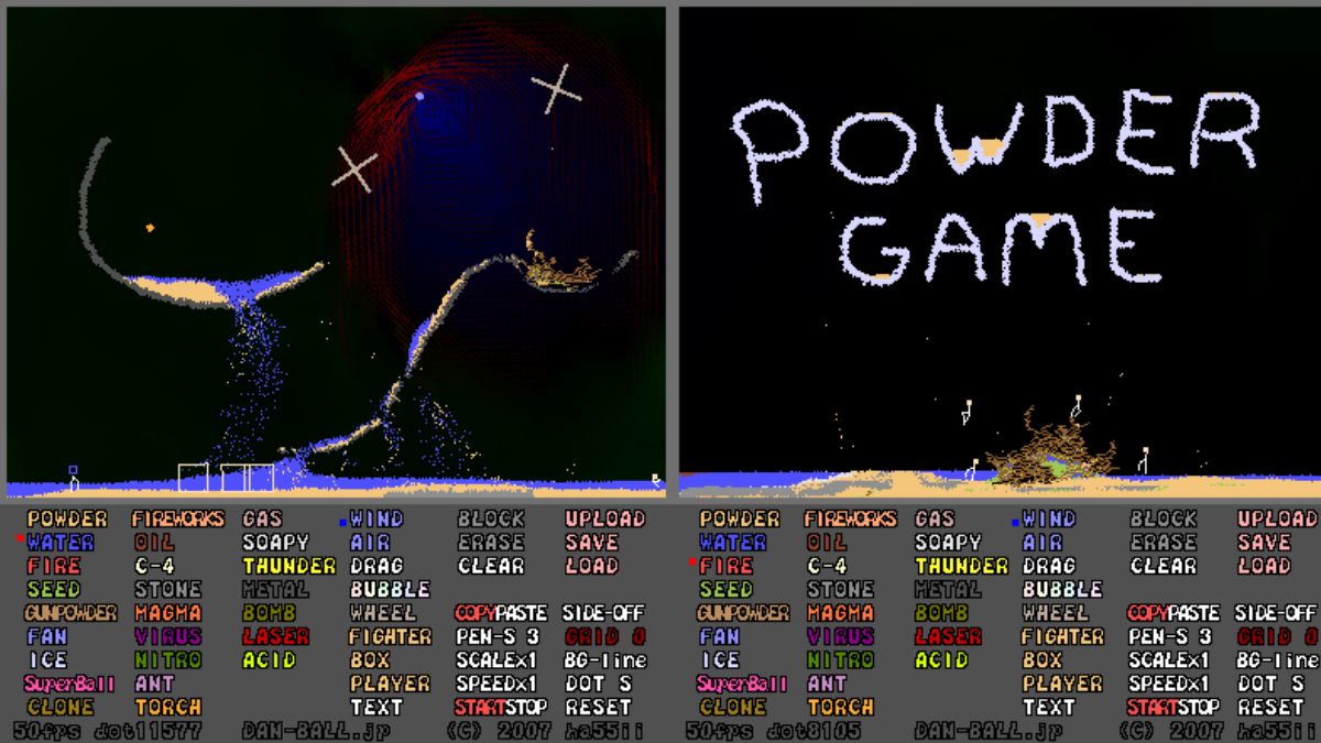 Cách tải và chơi Powder Game chi tiết từ A-Z, thỏa sức sáng tạo với thế giới mô phỏng vật lý Cách tải và chơi Powder Game chi tiết từ A-Z, thỏa sức sáng tạo với thế giới mô phỏng vật lý
