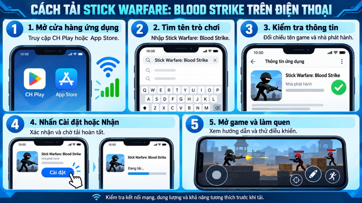 Cách tải game trên điện thoại