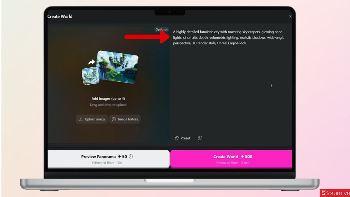 Nhập prompt tại đây