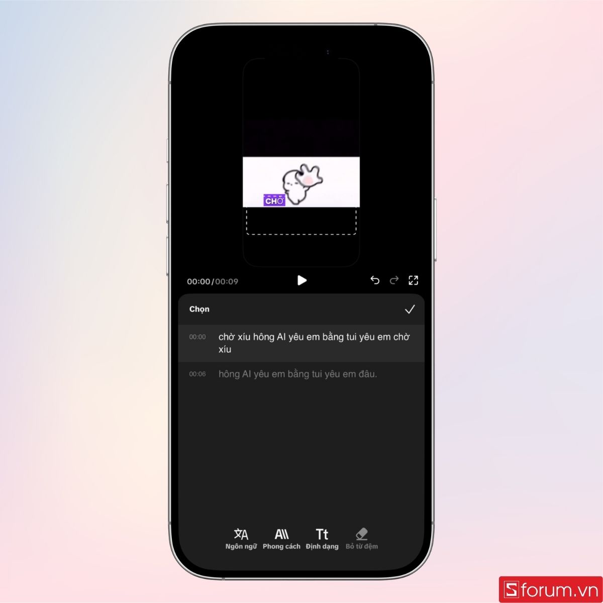 Chỉnh sửa nội dung chú thích 