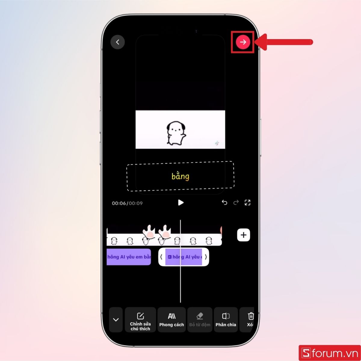 Nhấn vào đây để lưu chỉnh sửa chú thích