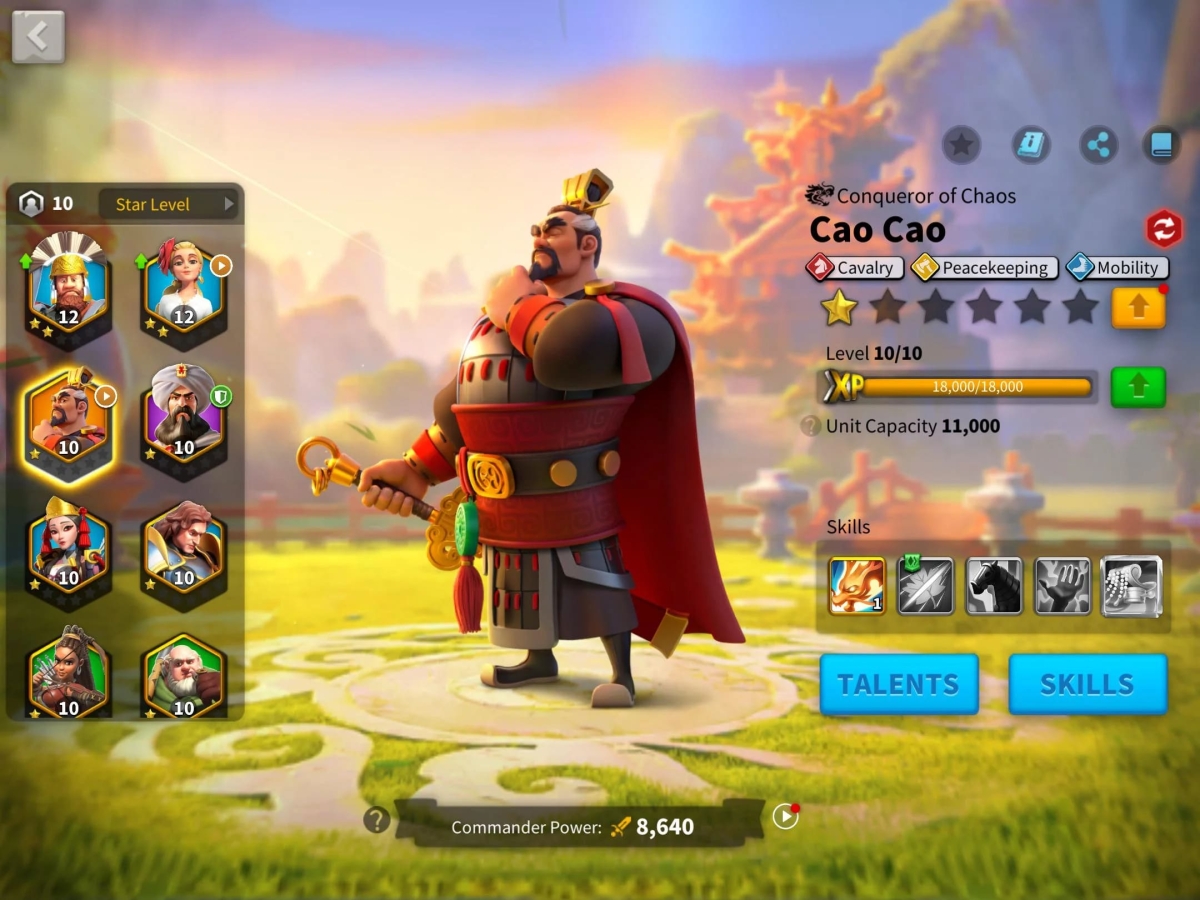 Bộ kỹ năng của Cao Cao 