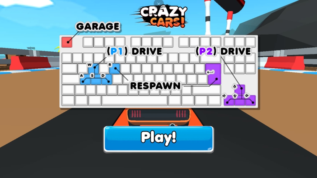 Crazy Cars sở hữu gameplay độc đáo và khá ấn tượng