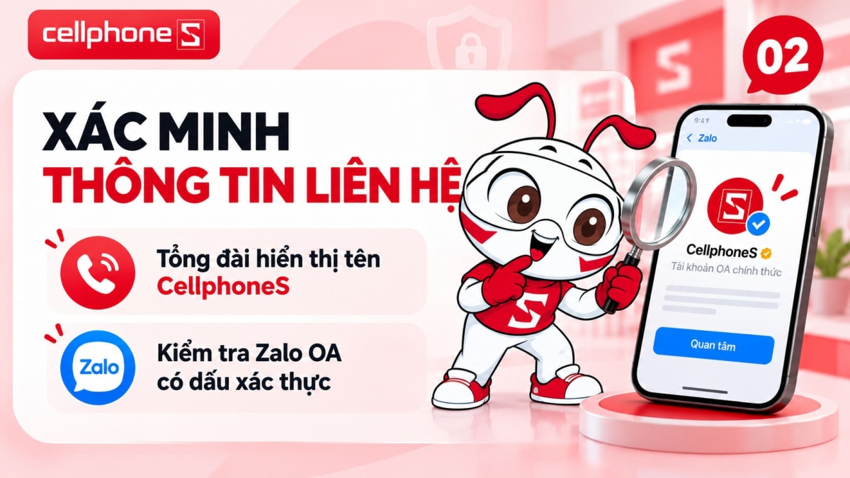 Tiến hành xác minh các liên hệ để đảm bảo an toàn