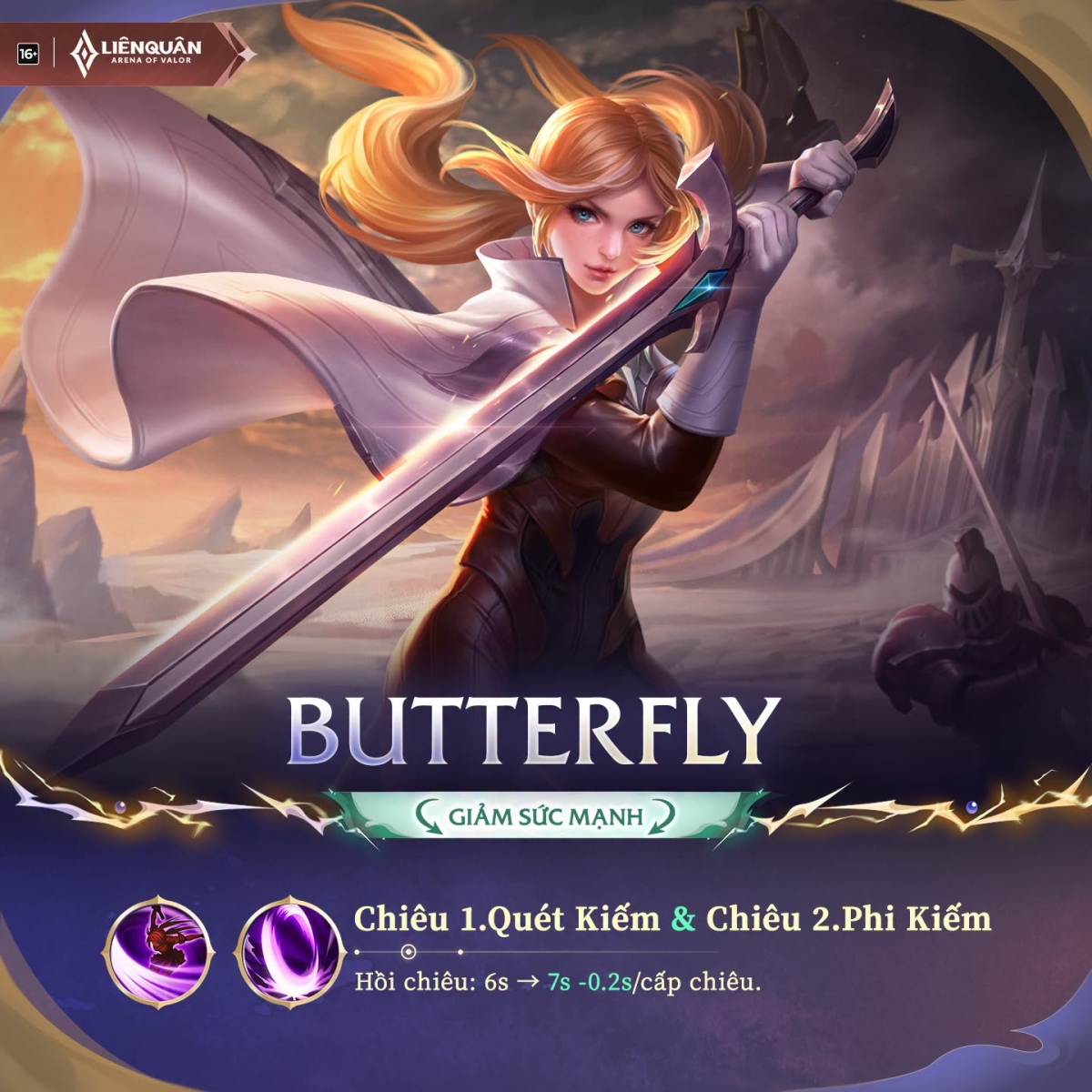 Chỉnh sửa sức mạnh Butterfly