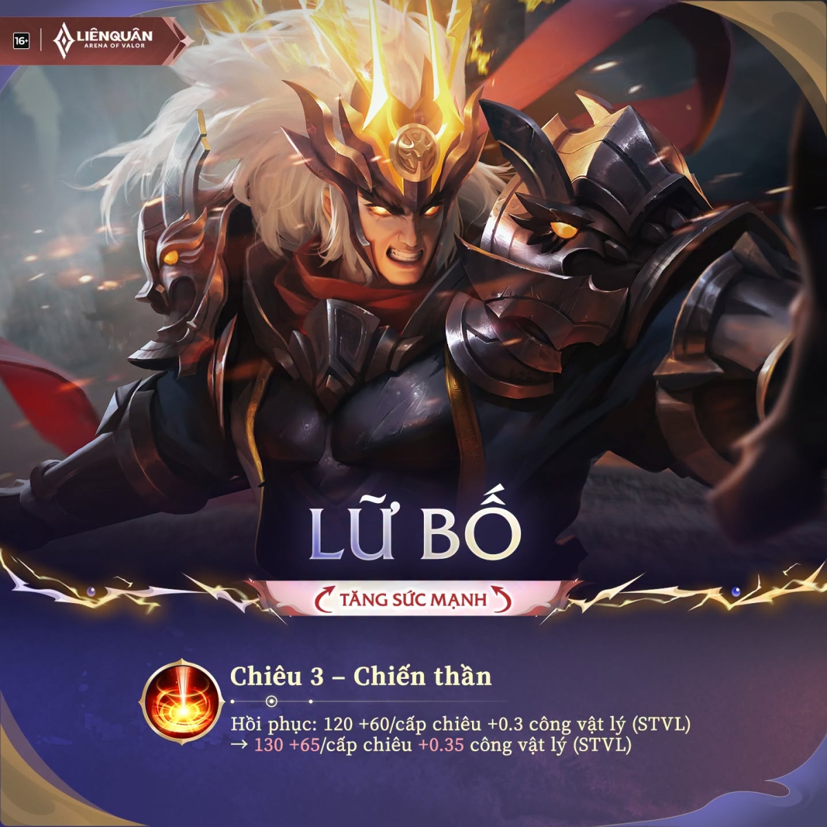 Thông tin chỉnh sửa Lữ Bố