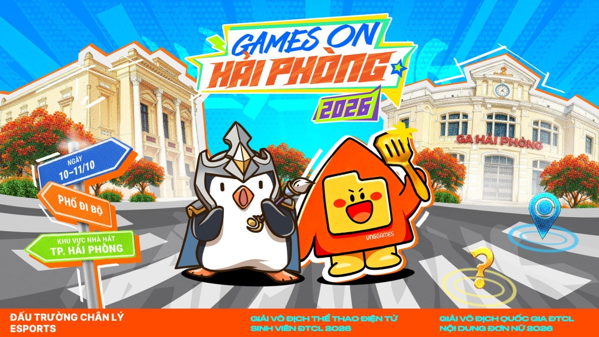 ĐTCL sẽ mang tới mô hình kết hợp Esports và giải trí tại Games ON: Hải Phòng 2026!