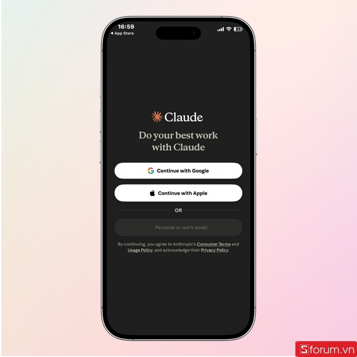 Đăng nhập tài khoản Claude