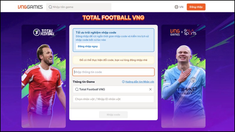 Nhập code vào đây