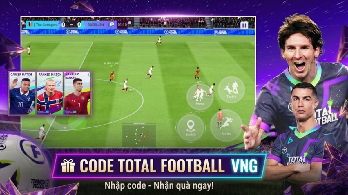 Tổng hợp tất cả các code Total Football VNG